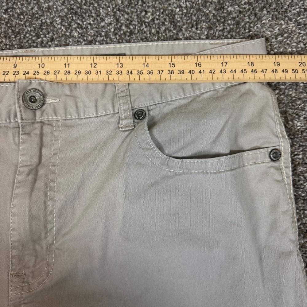 BKE Casuals Tyler Straight Leg Khaki Pants Mens 38L Tan Chino Stretch Cotton - Picture 4 of 8